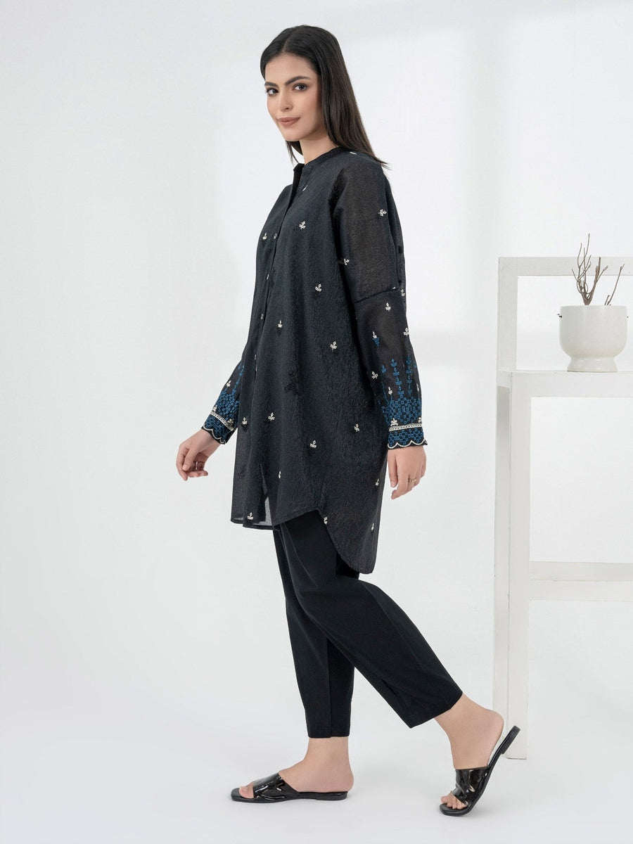 2 Piece Missouri Suit - Embroidered (Pret) - Pehnaawaa