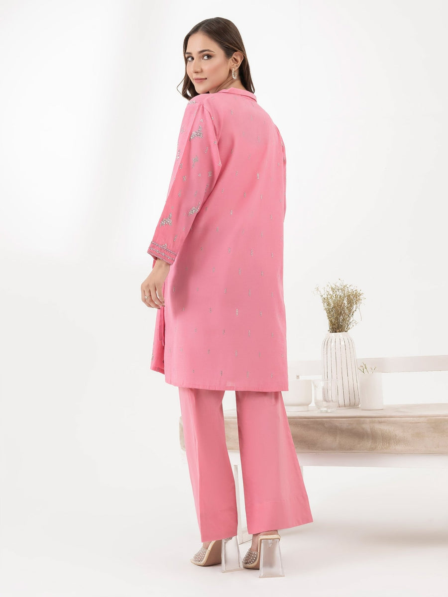 2 Piece Missouri Suit - Embroidered (Pret) - Pehnaawaa