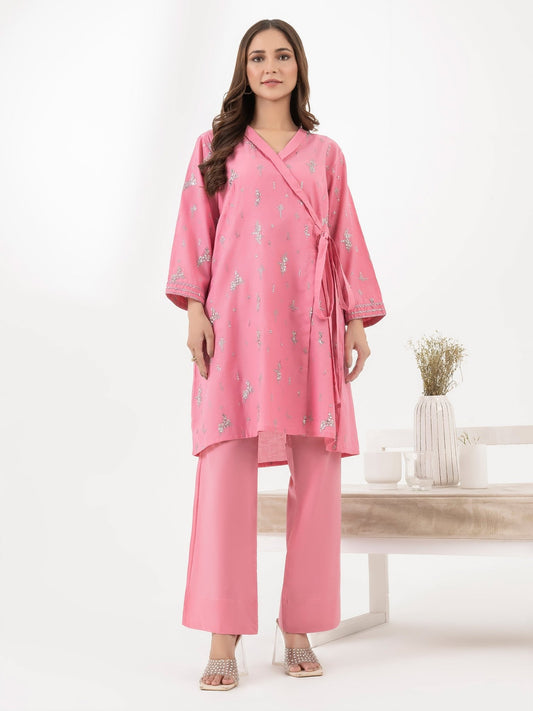 2 Piece Missouri Suit - Embroidered (Pret) - Pehnaawaa
