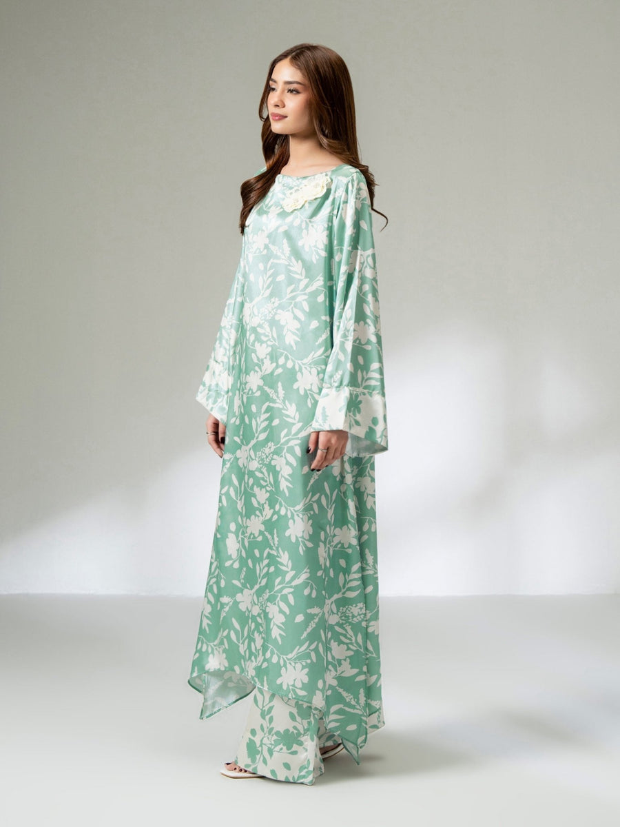 2 Piece Silk Suit (Pret) - Pehnaawaa