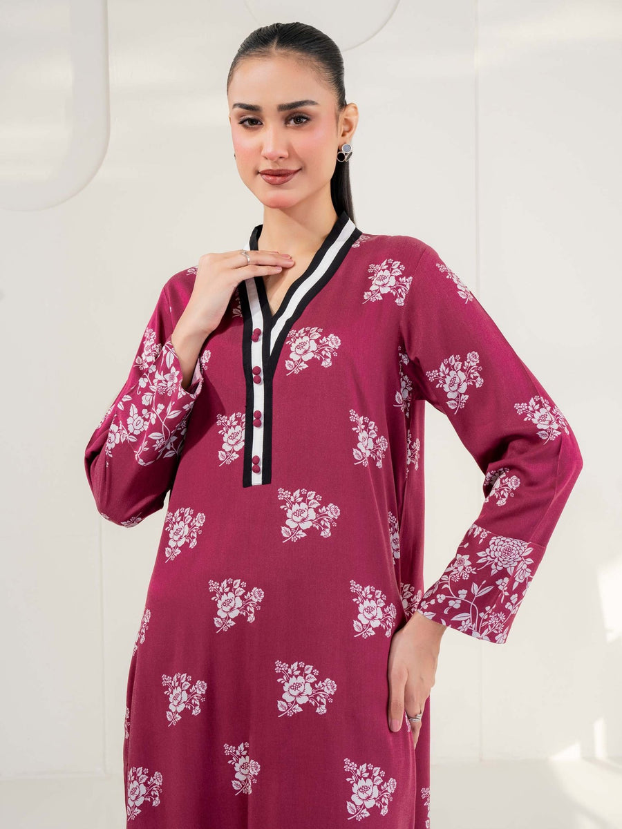 2 Piece Stone Suit - Printed (Pret) - Pehnaawaa