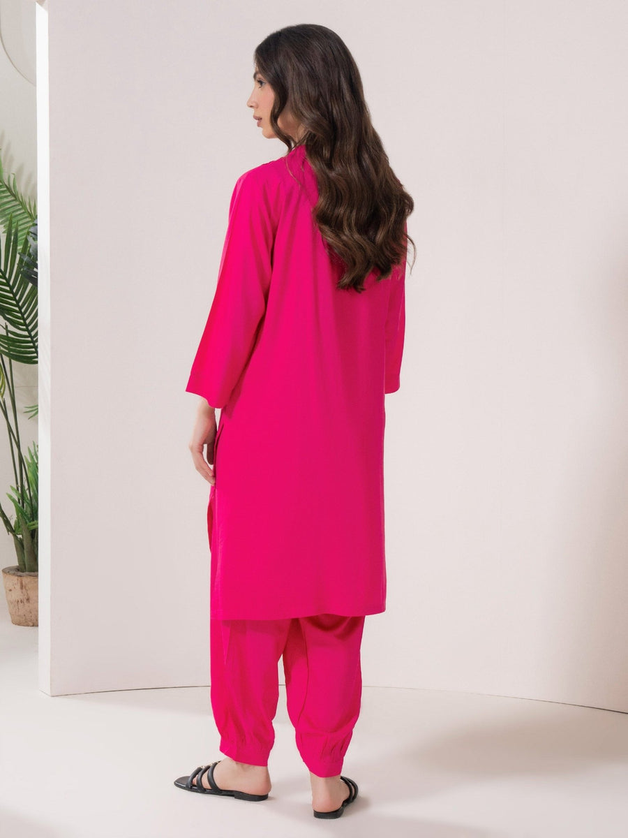 2 Piece Viscose Suit - Dyed (Pret) - Pehnaawaa