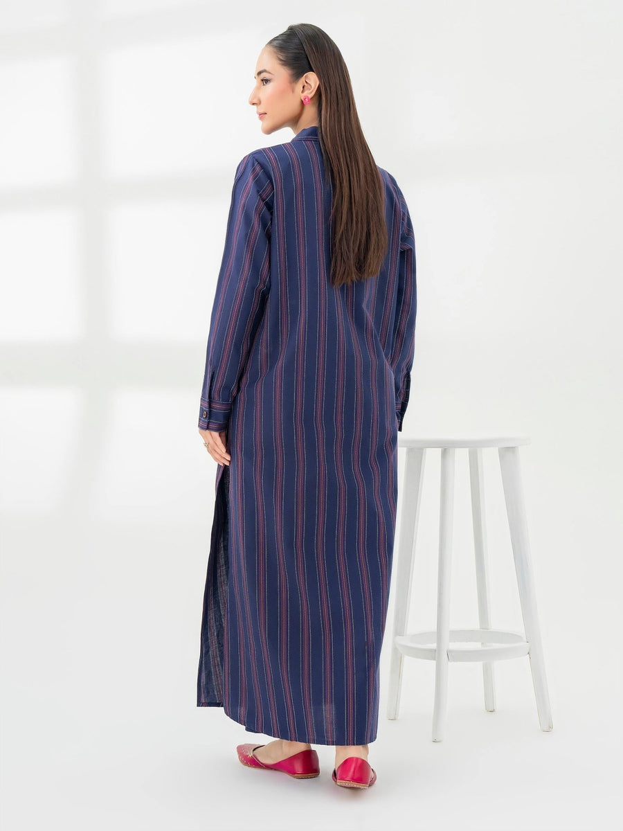 2 Piece Yarn Dyed Suit - Embroidered (Pret) - Pehnaawaa
