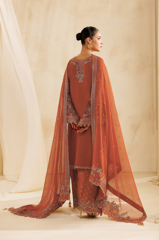 Glimmer Embroidered Chiffon 3-Piece Formal Suit | 2298