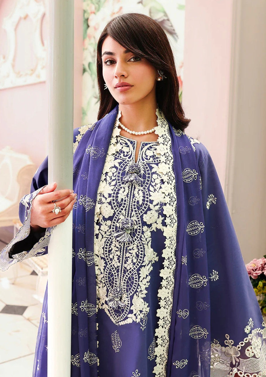 Lawn - Roheenaz - Veil Of Summer - Chikankari Edit 26 - Blanc Mirage - Pehnaawaa