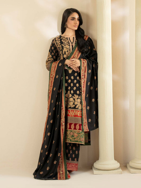 3 Piece Khaddar Suit - Prined (Pret) - Pehnaawaa