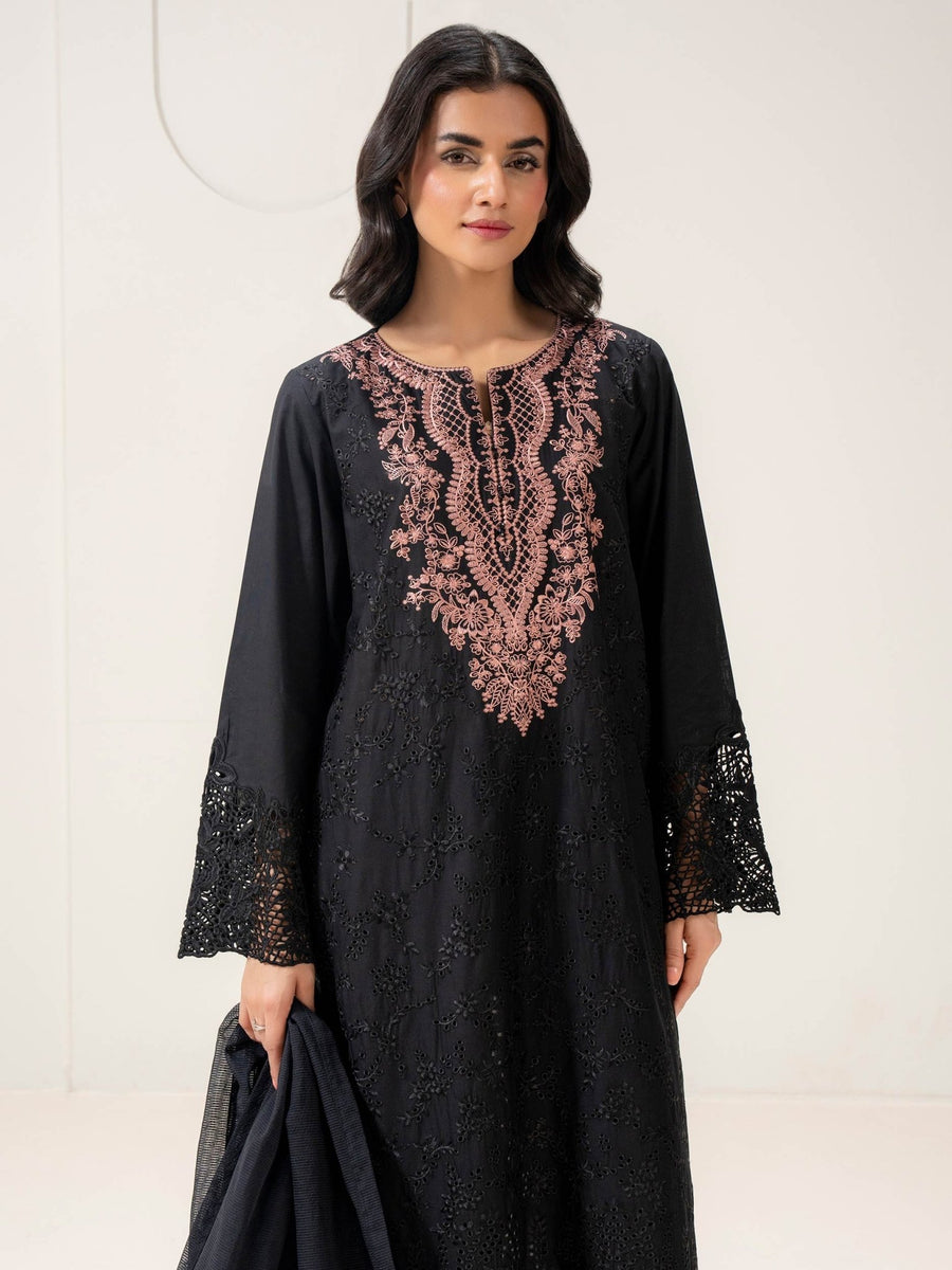 3 Piece Lawn Suit - Embroidered (Pret) - Pehnaawaa