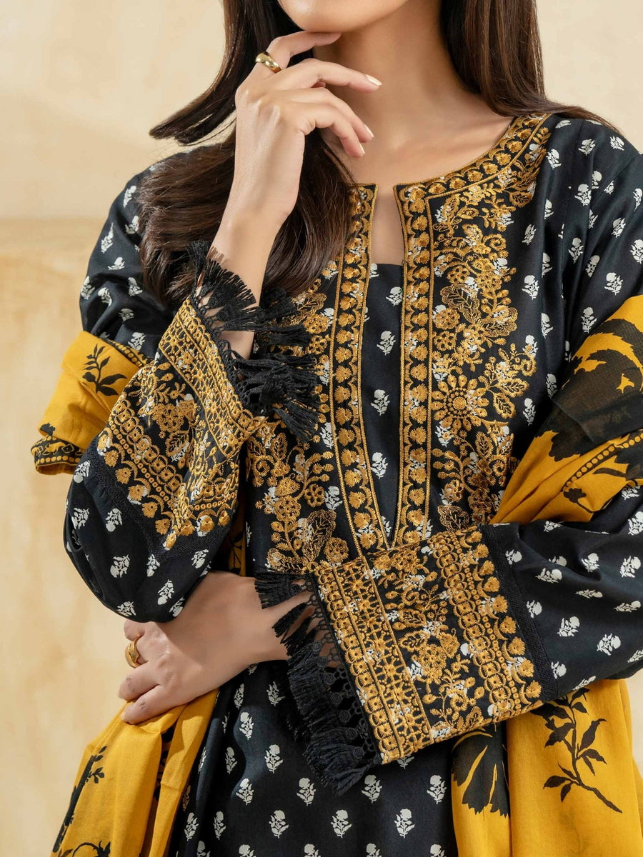 3 Piece Lawn Suit - Embroidered (Pret) - Pehnaawaa