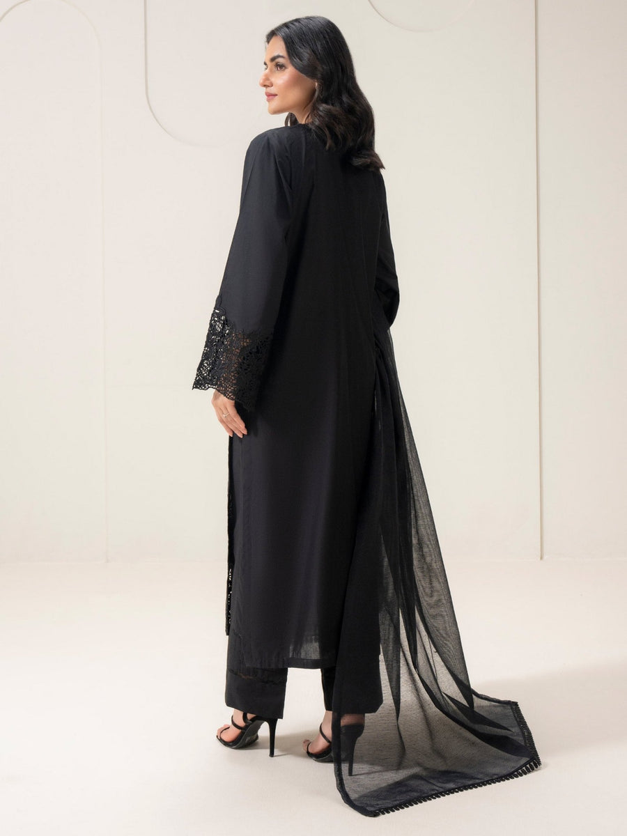 3 Piece Lawn Suit - Embroidered (Pret) - Pehnaawaa