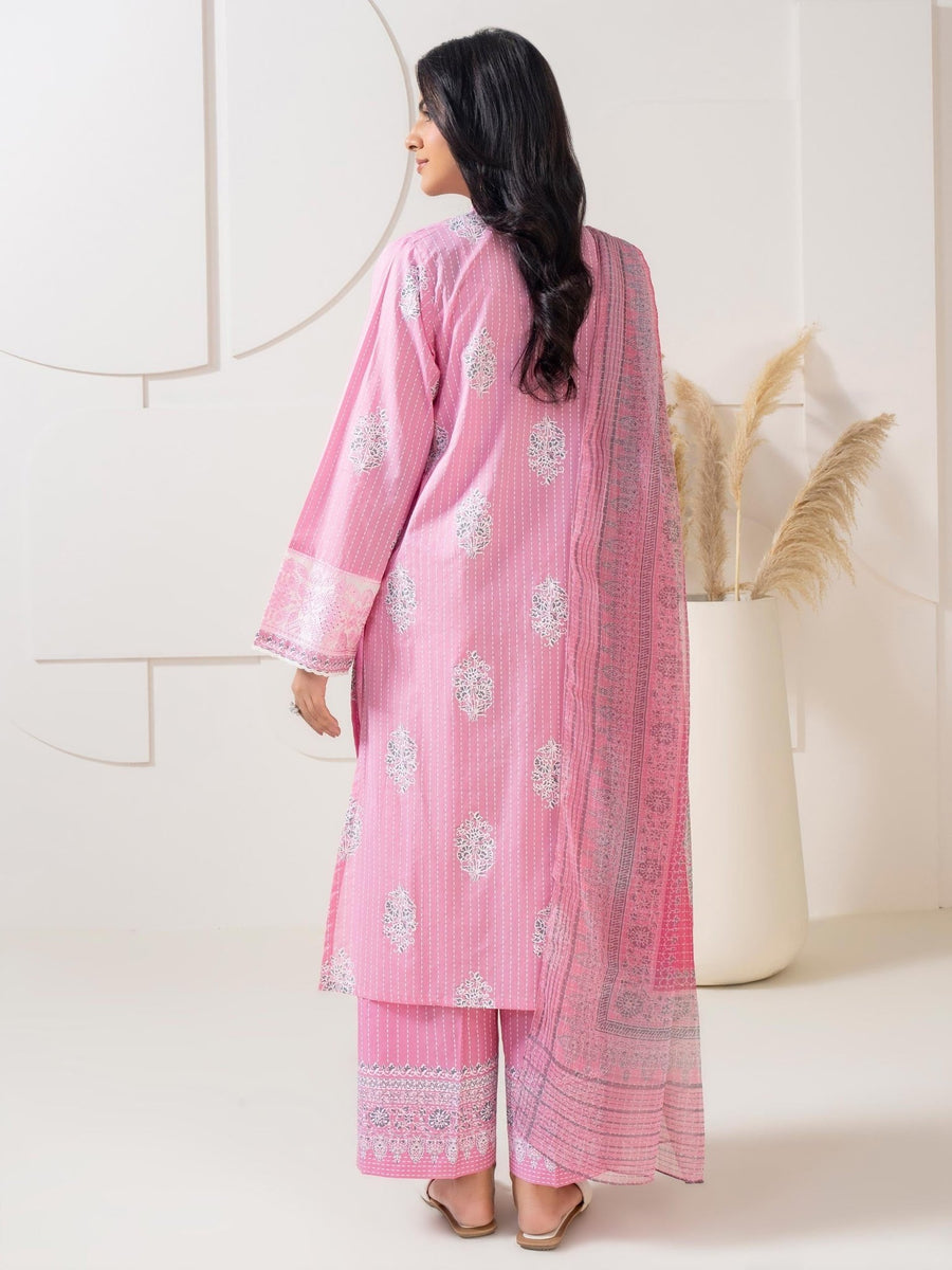 3 Piece Lawn Suit - Embroidered (Pret) - Pehnaawaa
