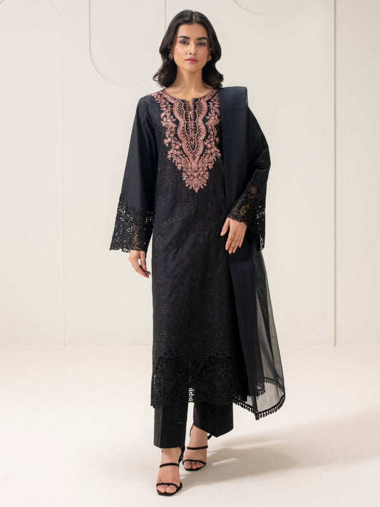 3 Piece Lawn Suit - Embroidered (Pret) - Pehnaawaa