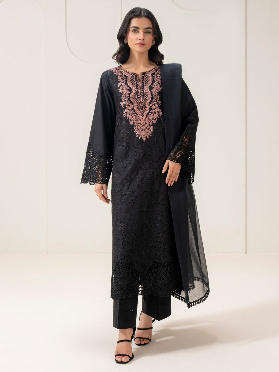 3 Piece Lawn Suit - Embroidered (Pret) - Pehnaawaa