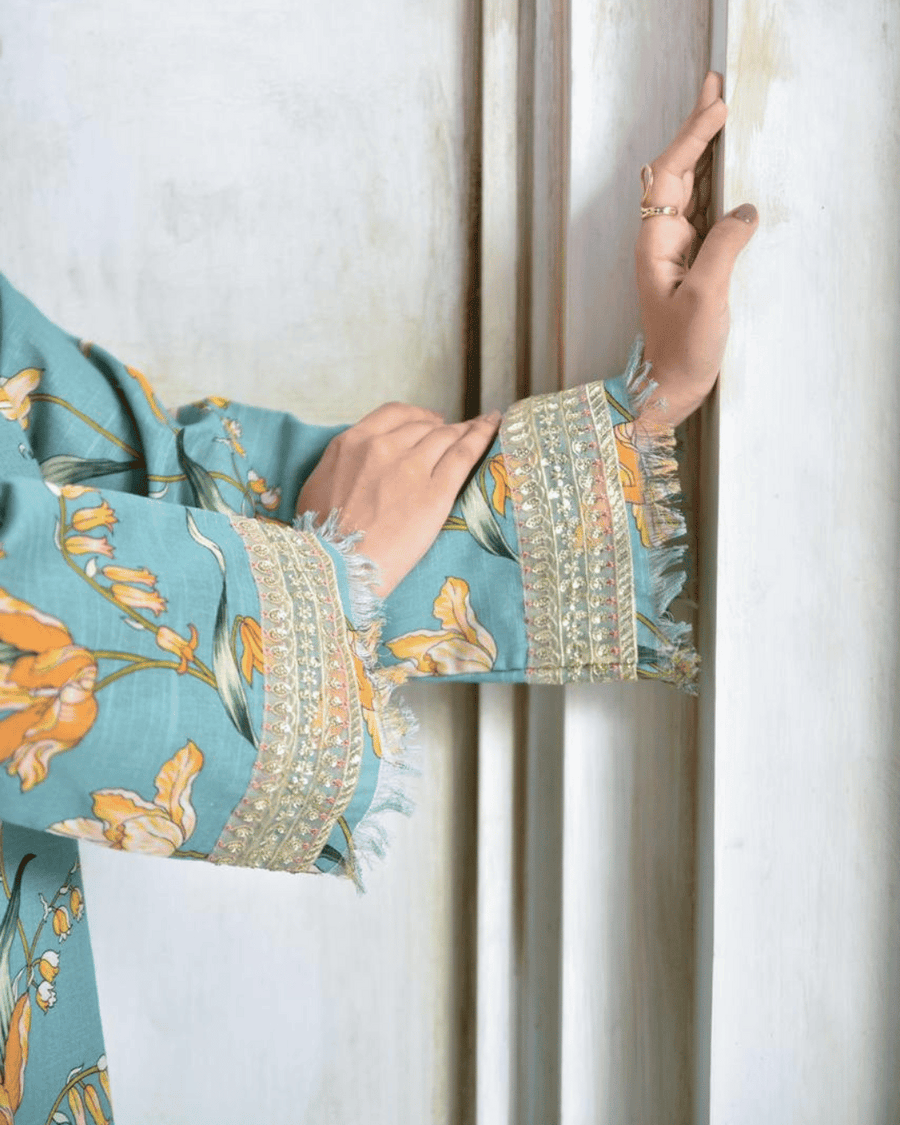 Zink Flora – Khaddar Suit for Women