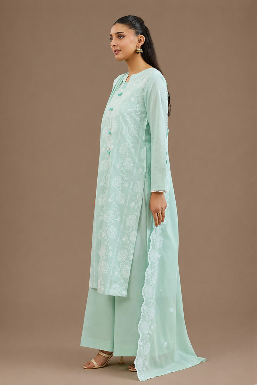 LAWN | EMBROIDERED - Pehnaawaa