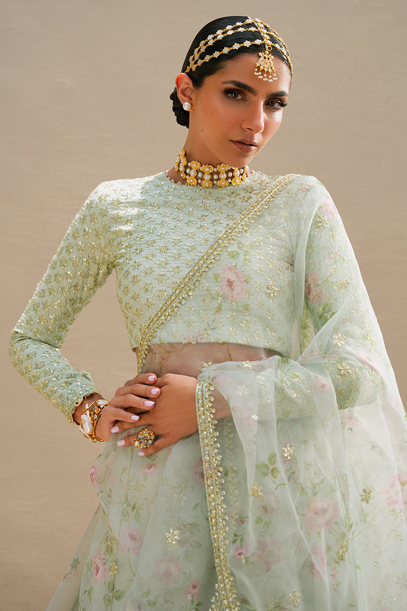 TRANQUIL HAZE-3PC SILK EMBROIDERED PRET - Pehnaawaa