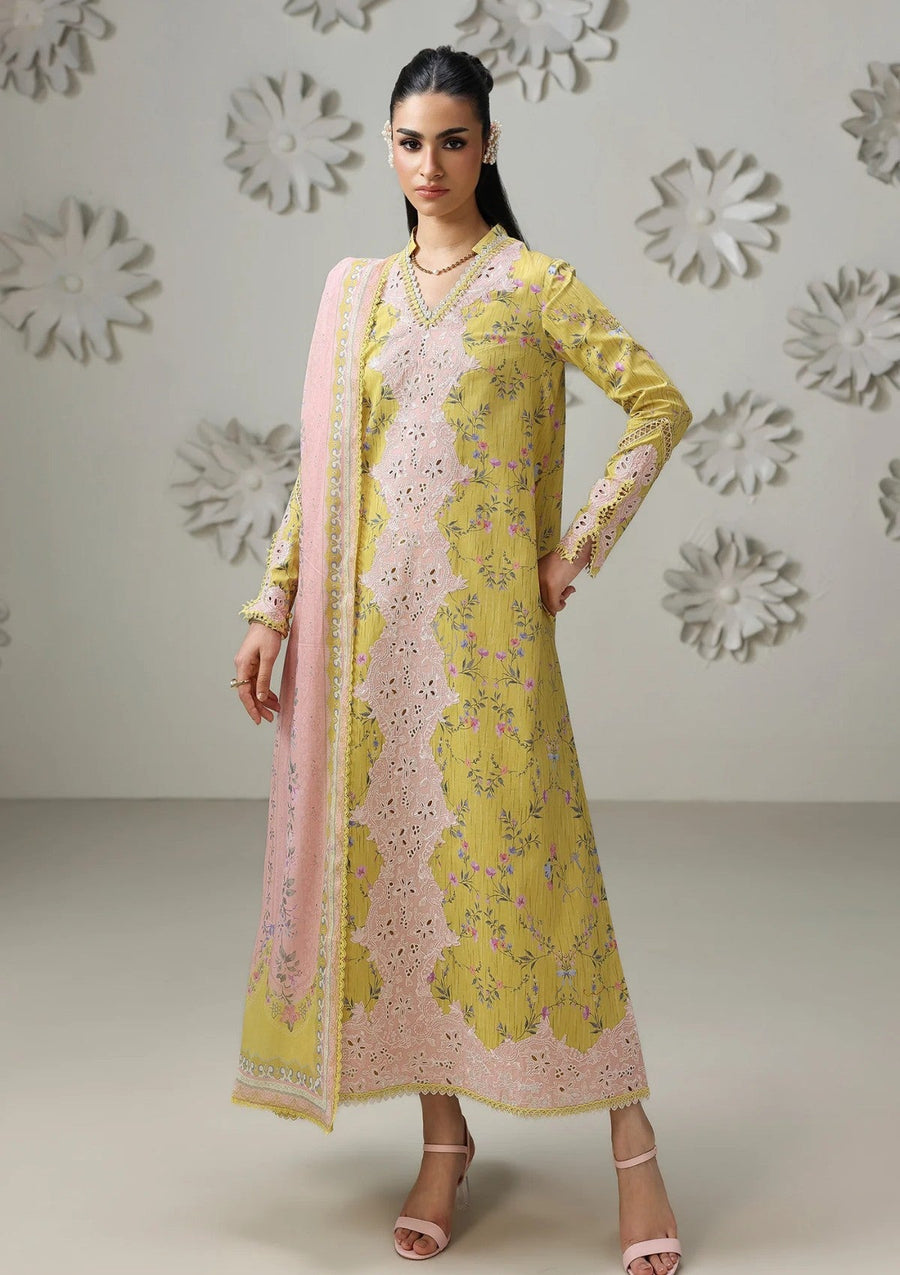 Lawn - Qalamkar - Q Prints Drop II 26 - QQP#03 B - AREEJ - Pehnaawaa