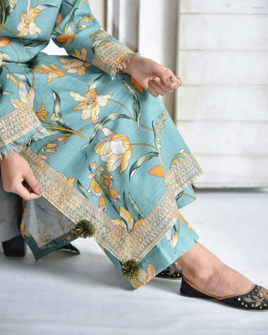 Zink Flora – Khaddar Suit for Women