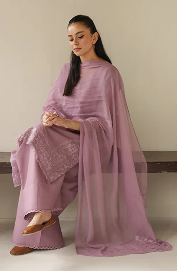 Soft Petal | 3 piece Stitched embroidered casual wear