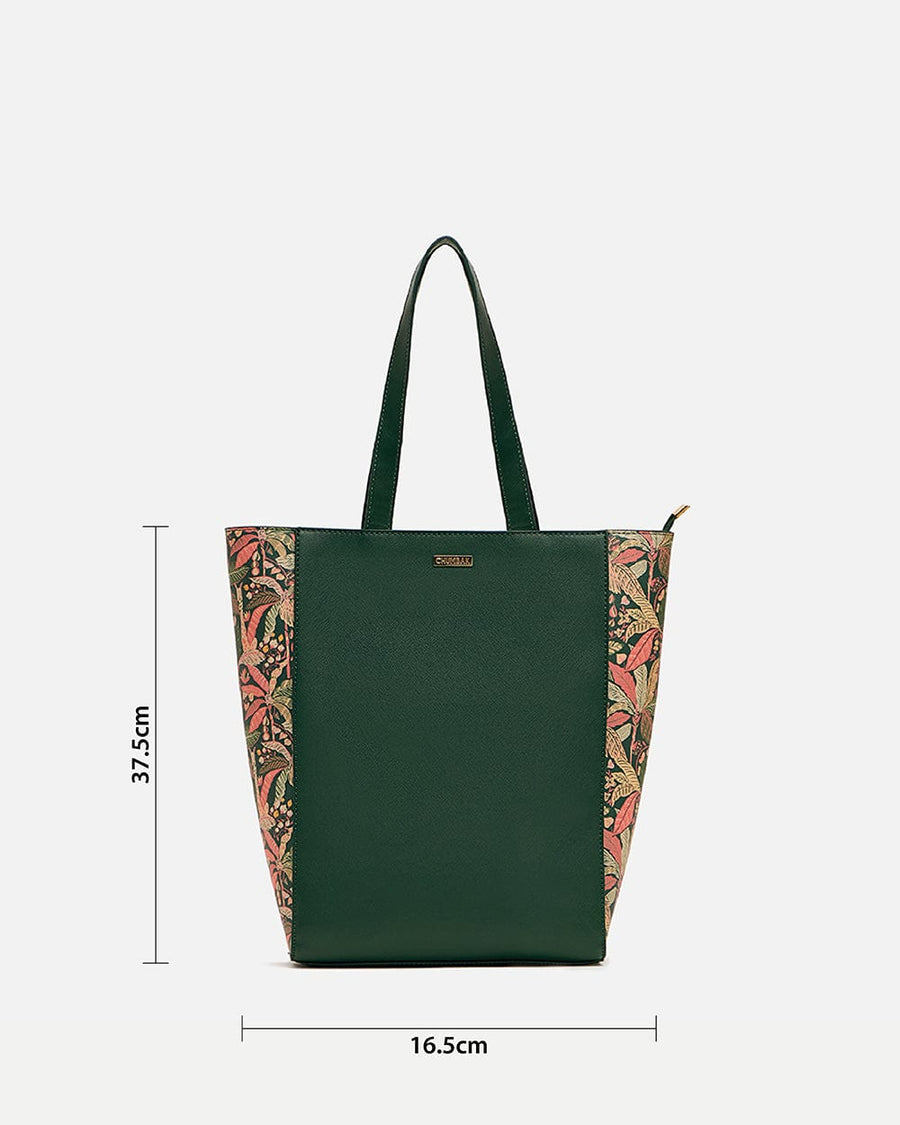 Palm Springs tote bag showing exact dimensions with height and width measurements displayed in centimeters