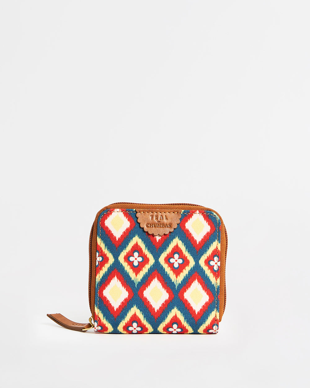 Ikkat Pattern Mini Wallet