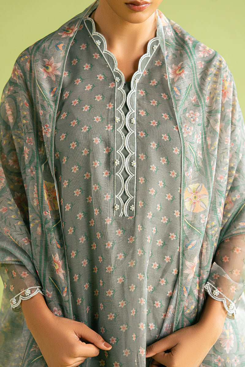 FOREST FLORA-2 PC (SHIRT & DUPATTA) - Pehnaawaa