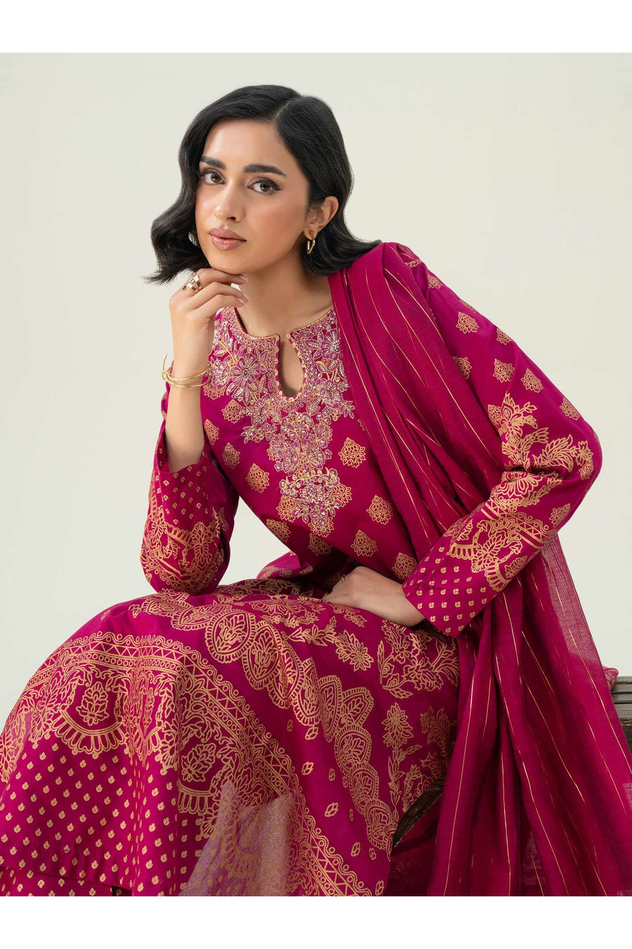 Embroidered 3 Piece Lawn Suit for Everyday Wear