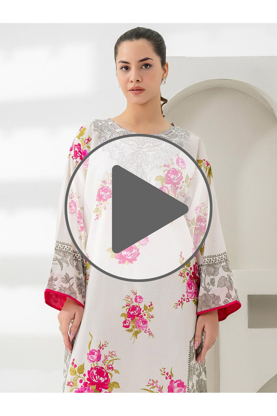 Embroidered Khaddar Shirt for Casual Style
