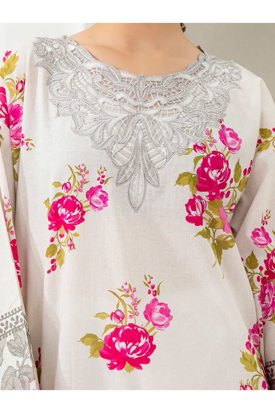 Embroidered Khaddar Shirt for Casual Style