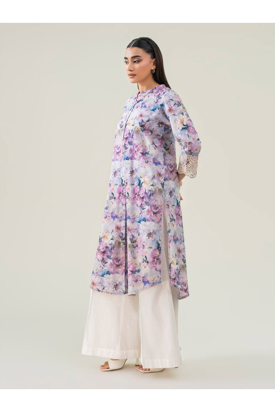Embroidered Lawn Tunic for Effortless Style