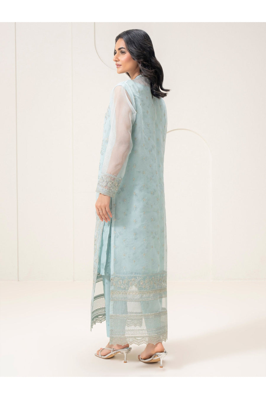 Stylish Summer Organza 2-Piece Suit Set