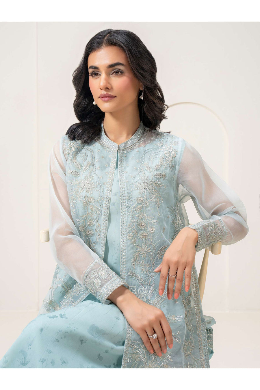 Stylish Summer Organza 2-Piece Suit Set