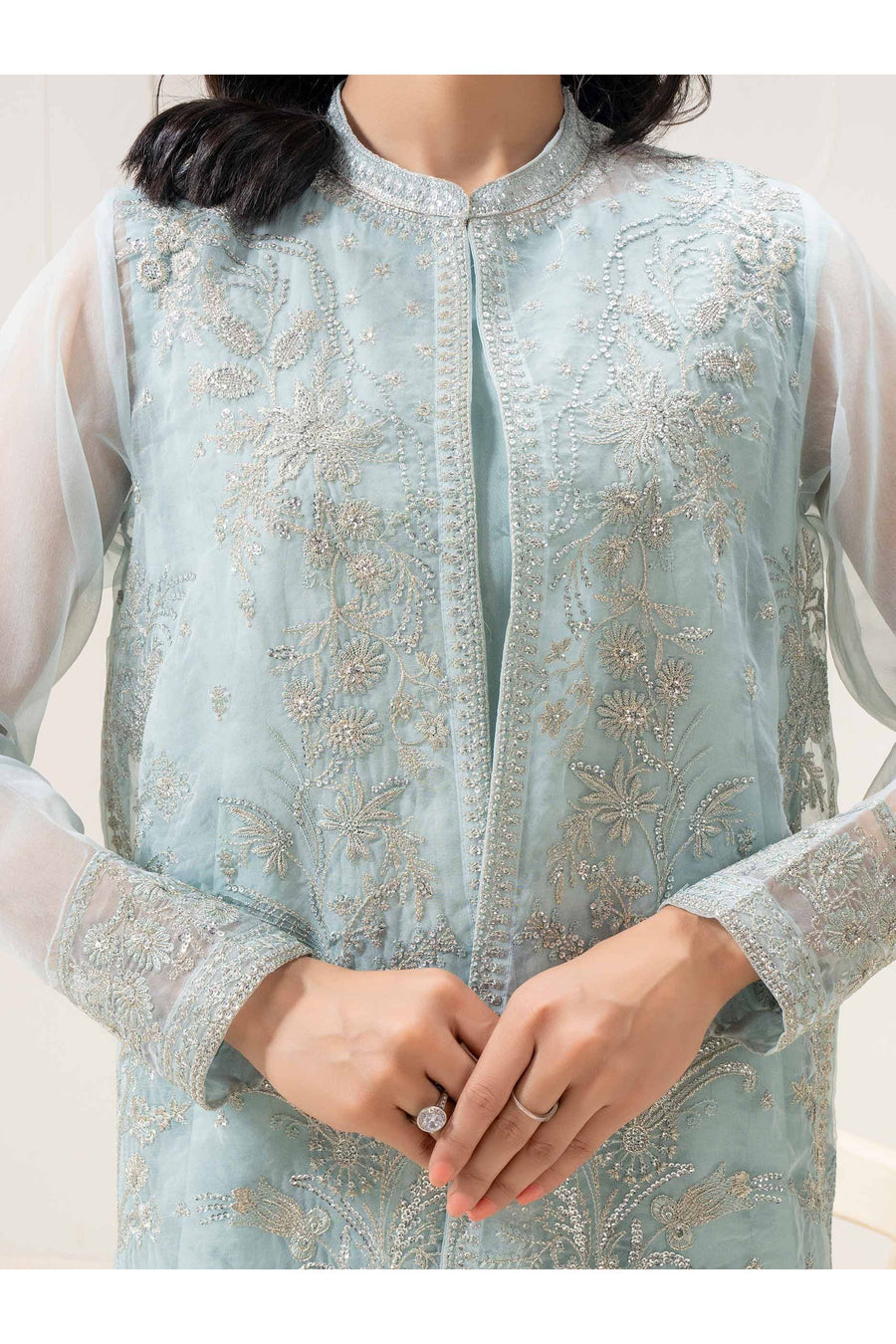 Stylish Summer Organza 2-Piece Suit Set