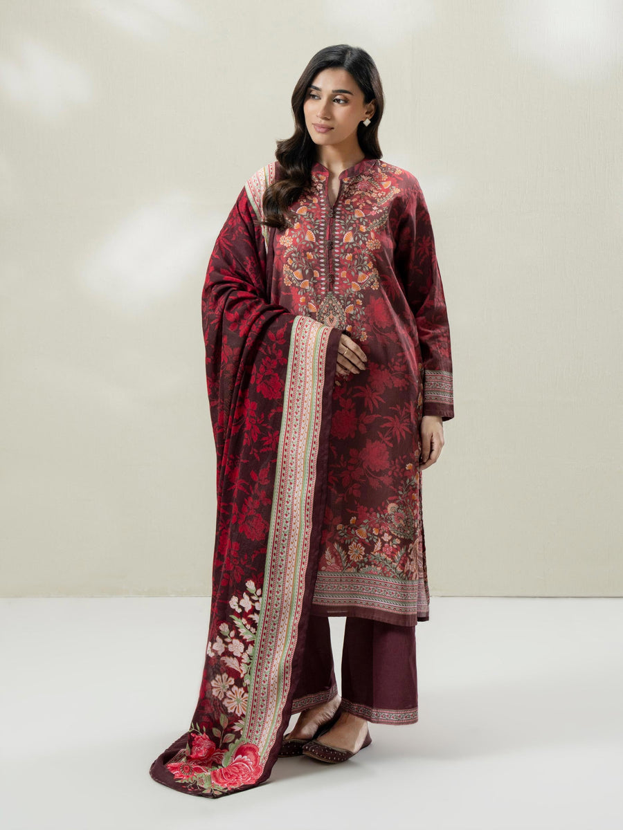 3-Piece Khaddar Suit (Pret)