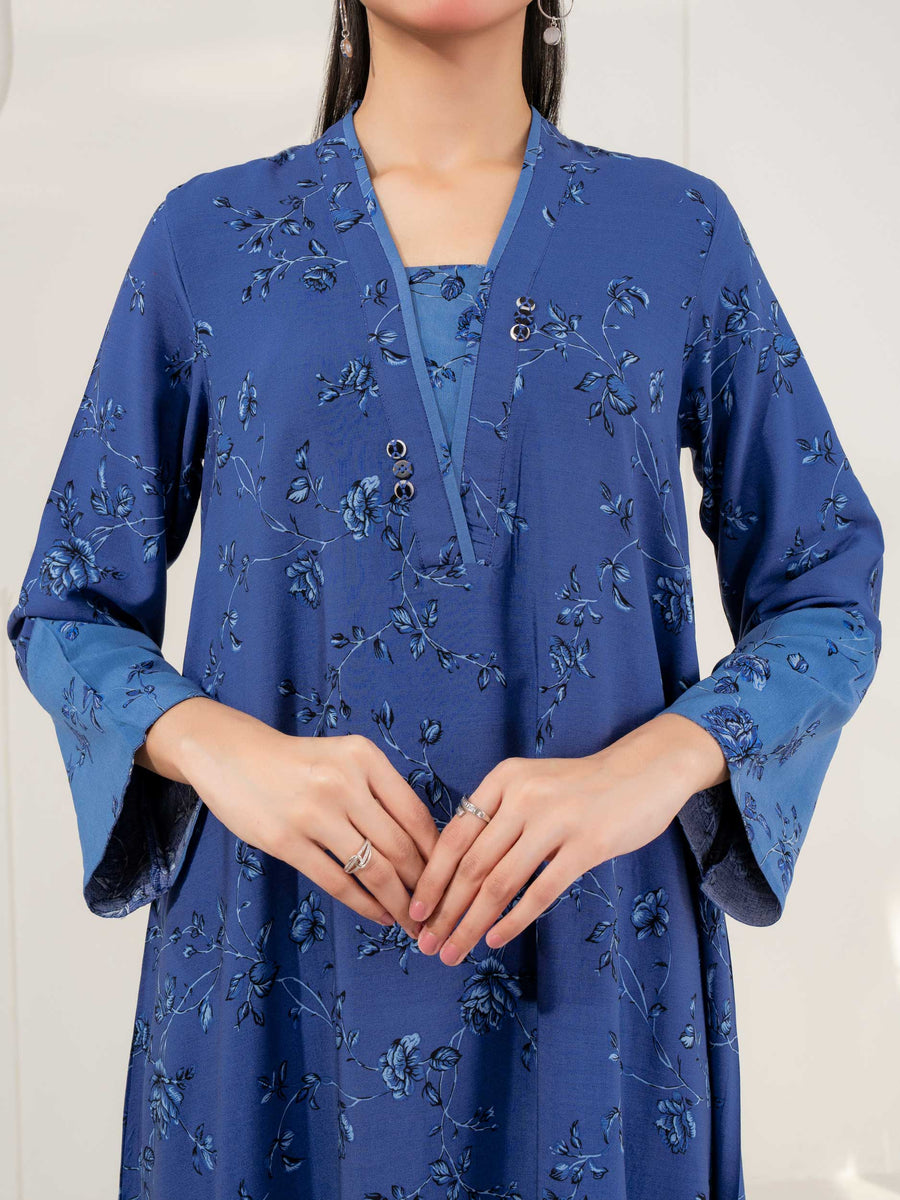 2 Piece Linen Suit-Printed (Pret)