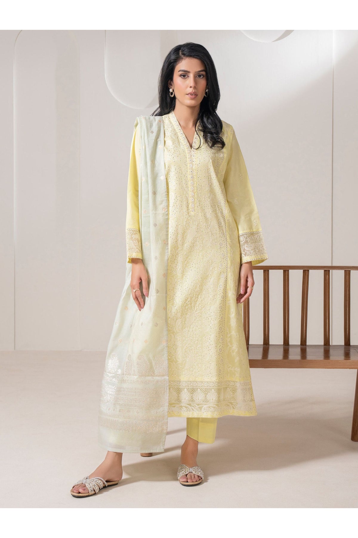 Embroidered 3 Piece Lawn Suit for Fun