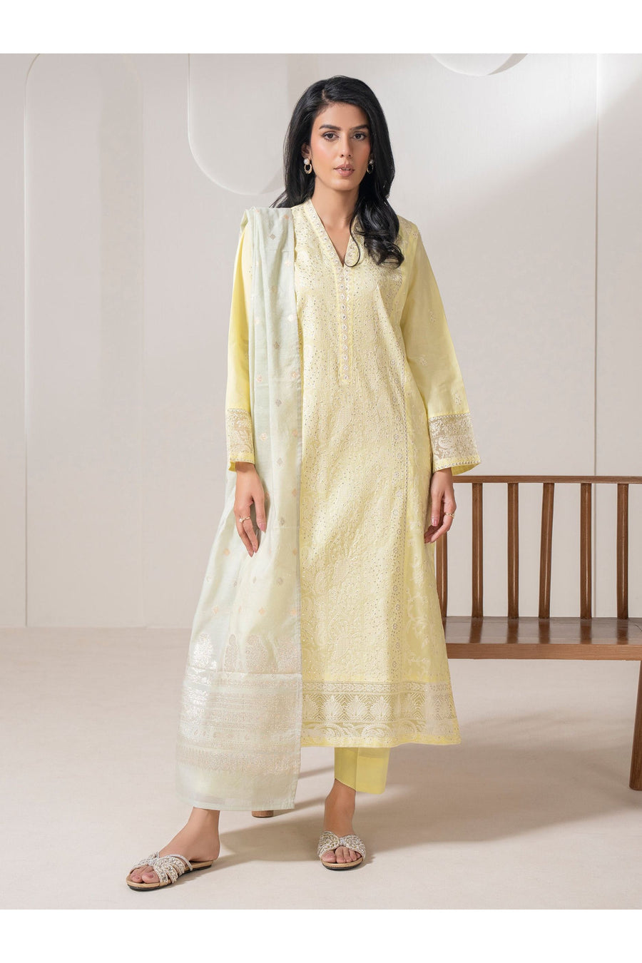 Embroidered 3 Piece Lawn Suit for Summer Fun