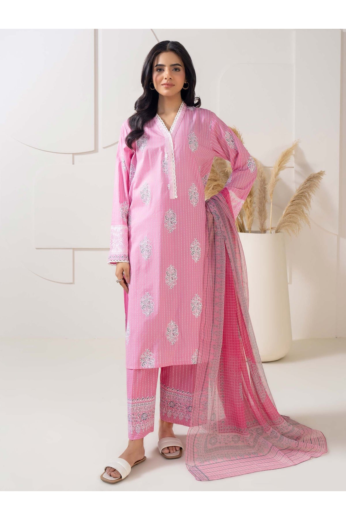 Embroidered 3 Piece Lawn Suit for Fun