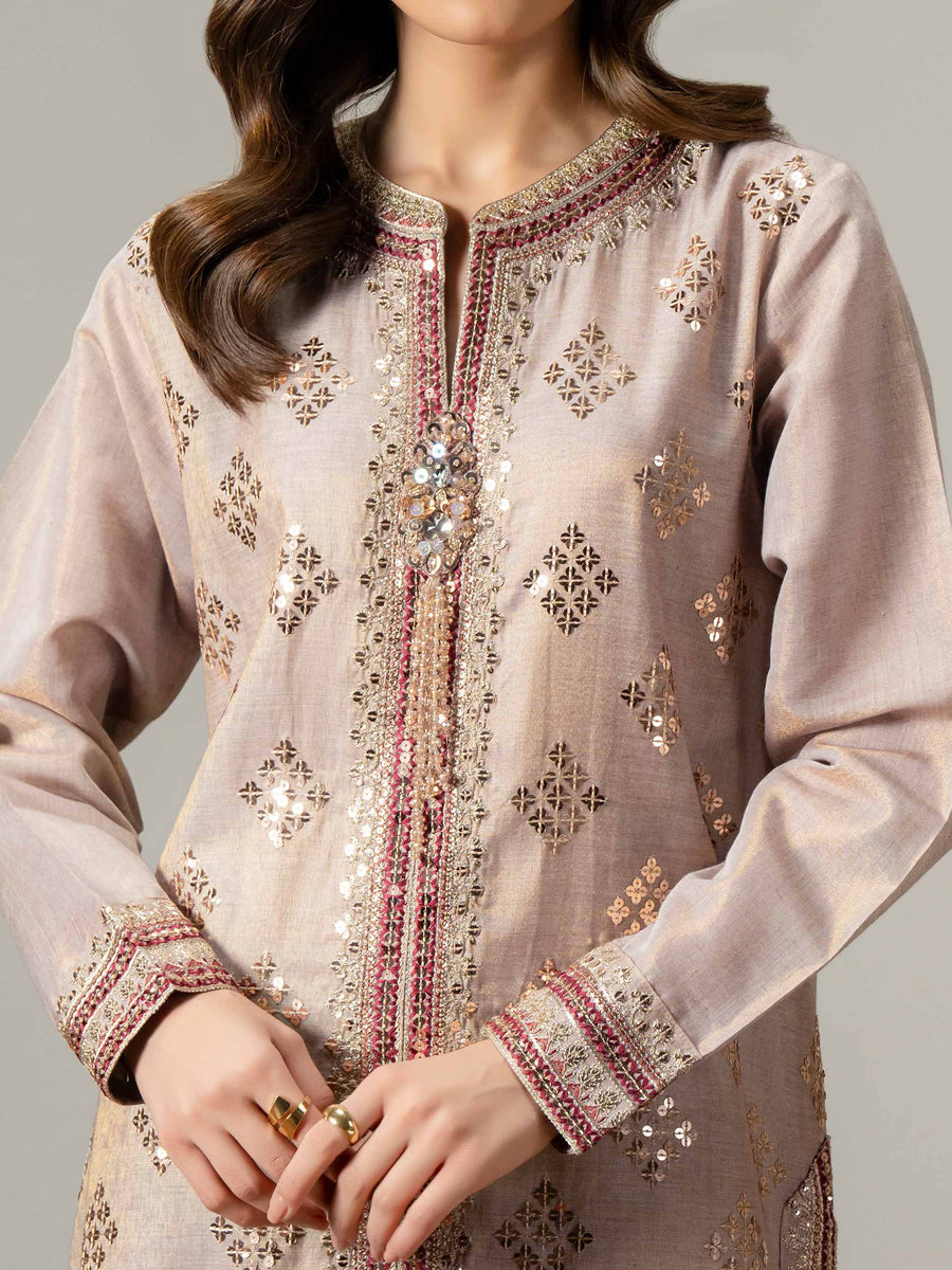 2 Piece Lawn Suit-Embroidered (Pret) - Pehnaawaa