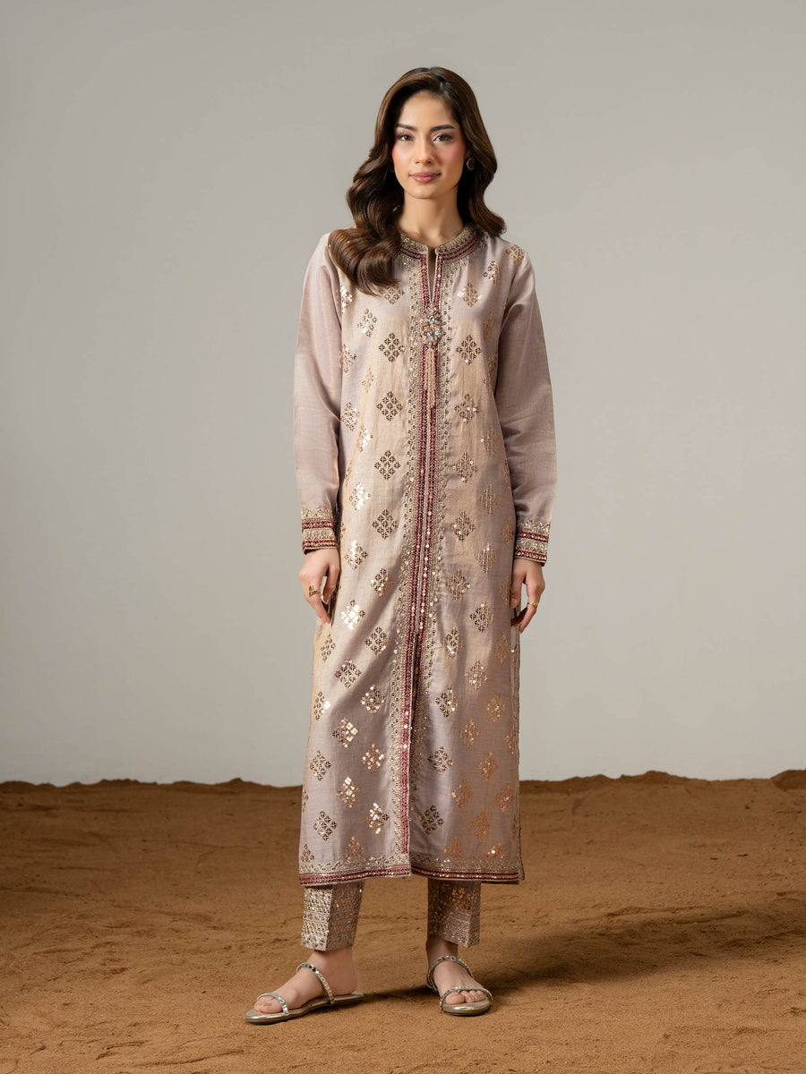 2 Piece Lawn Suit-Embroidered (Pret) - Pehnaawaa