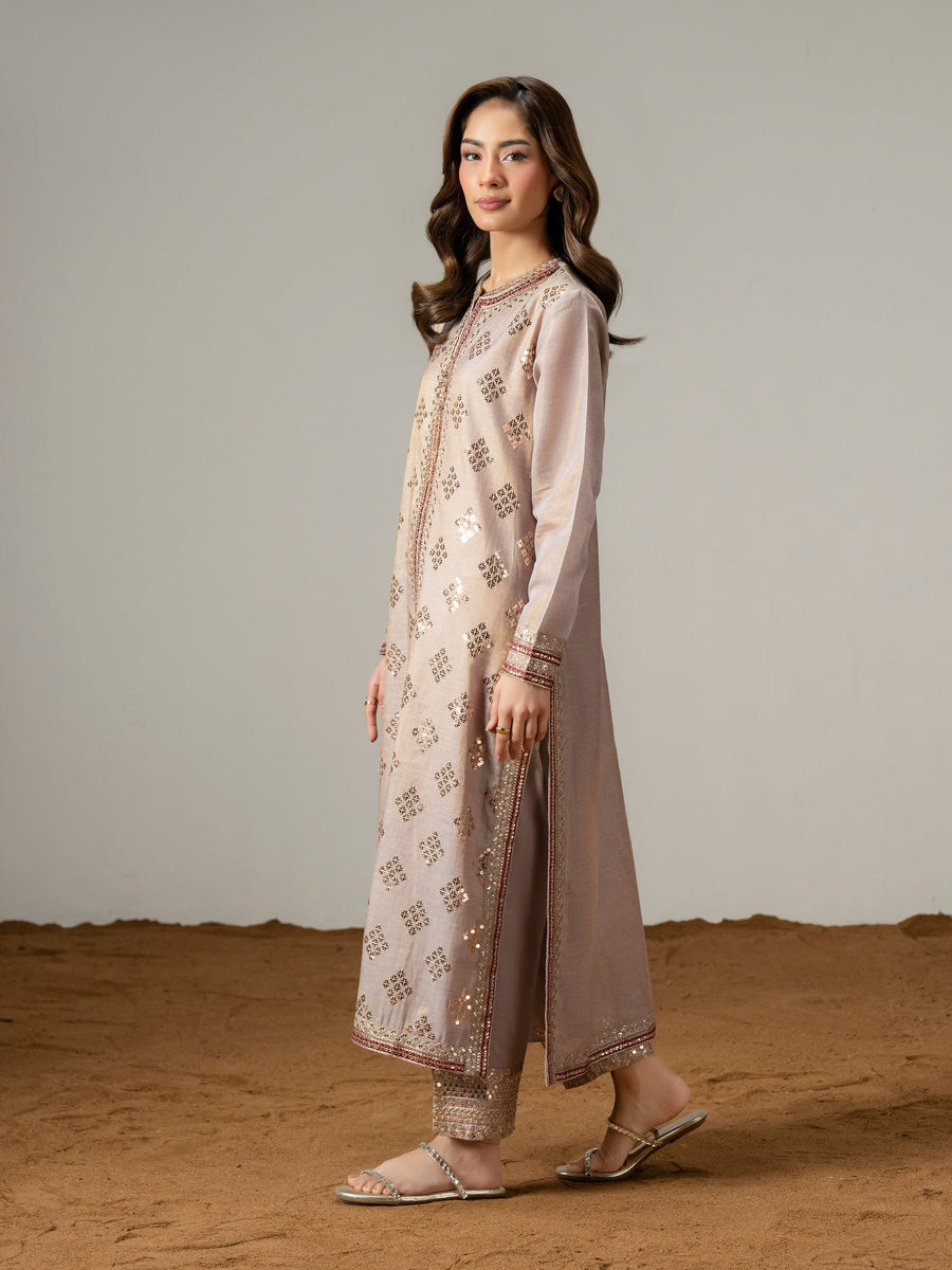 2 Piece Lawn Suit-Embroidered (Pret) - Pehnaawaa