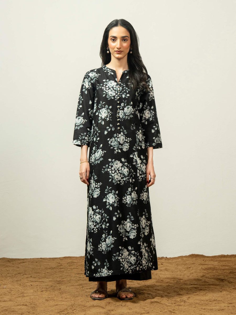 Khaddar Shirt-Printed (Pret)