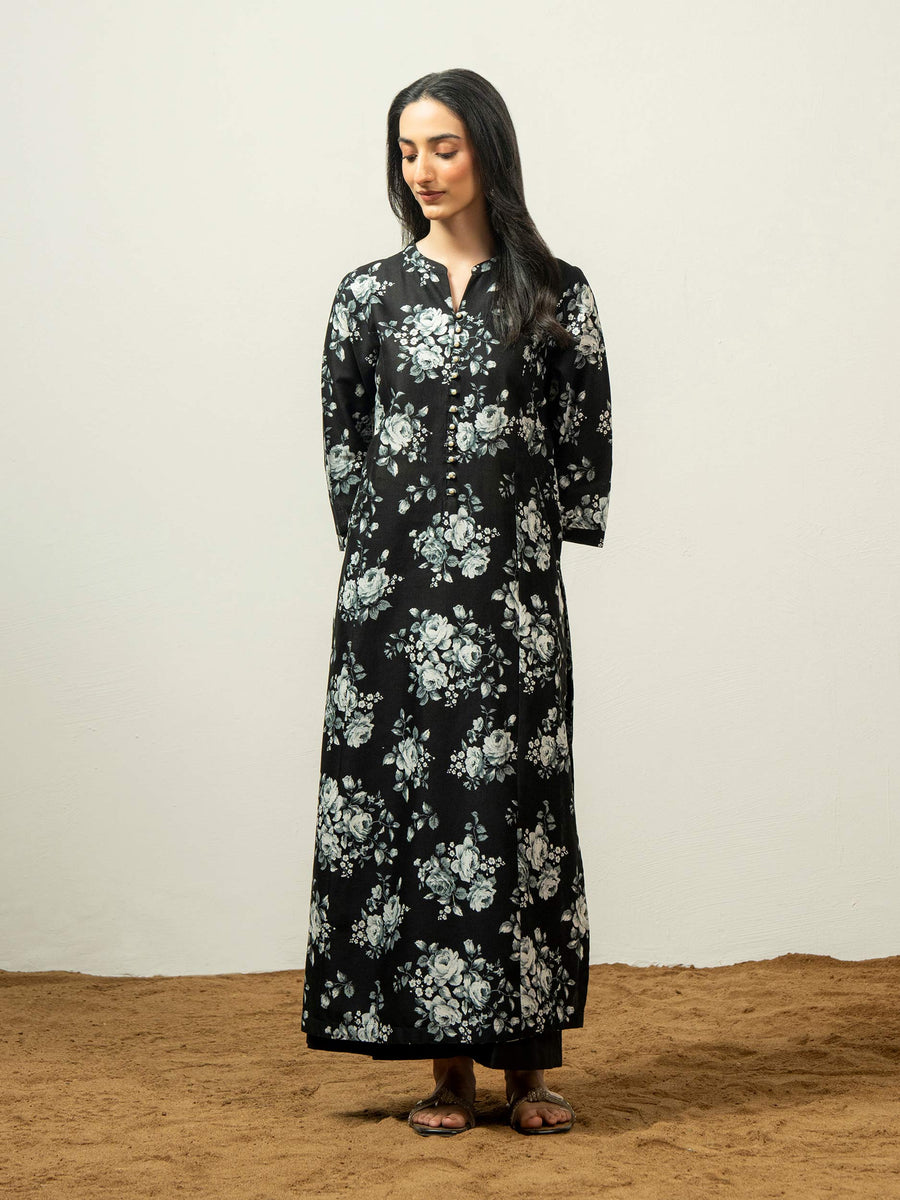 Khaddar Shirt-Printed (Pret)