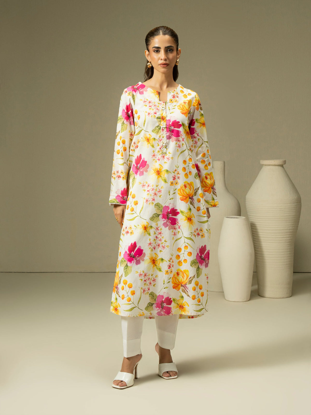 Khaddar Shirt-Printed (Pret)