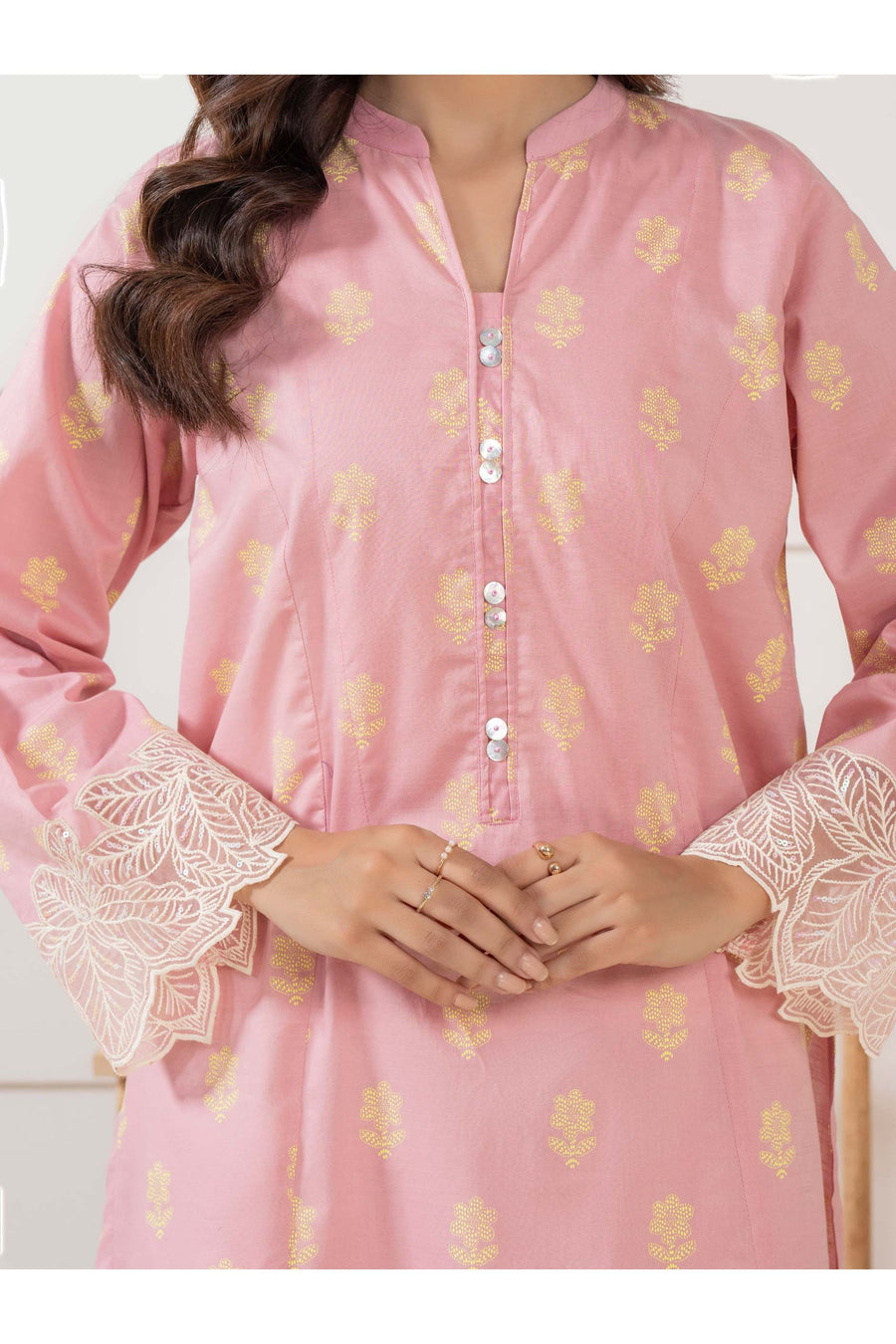 Embroidered Summer Lawn Shirt for Comfort