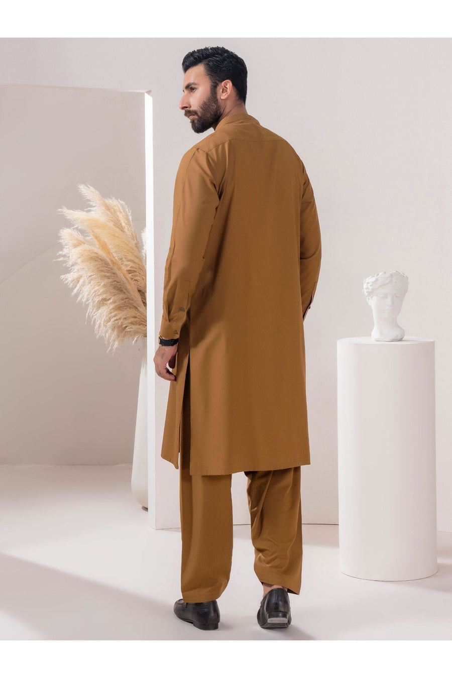 Elegant Wash And Wear Mens Suit Two Piece Ensemble