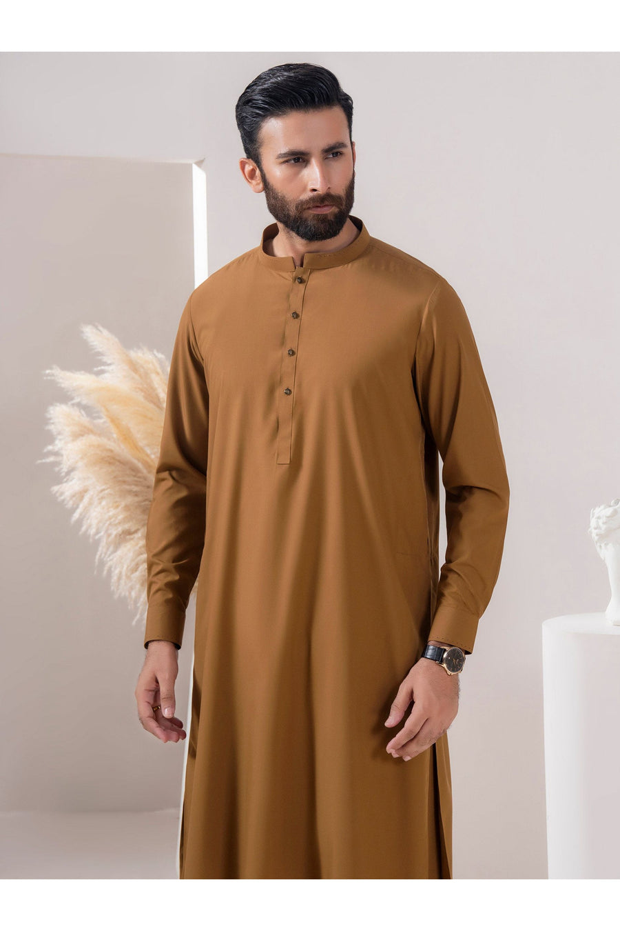 Elegant Wash And Wear Mens Suit Two Piece Ensemble