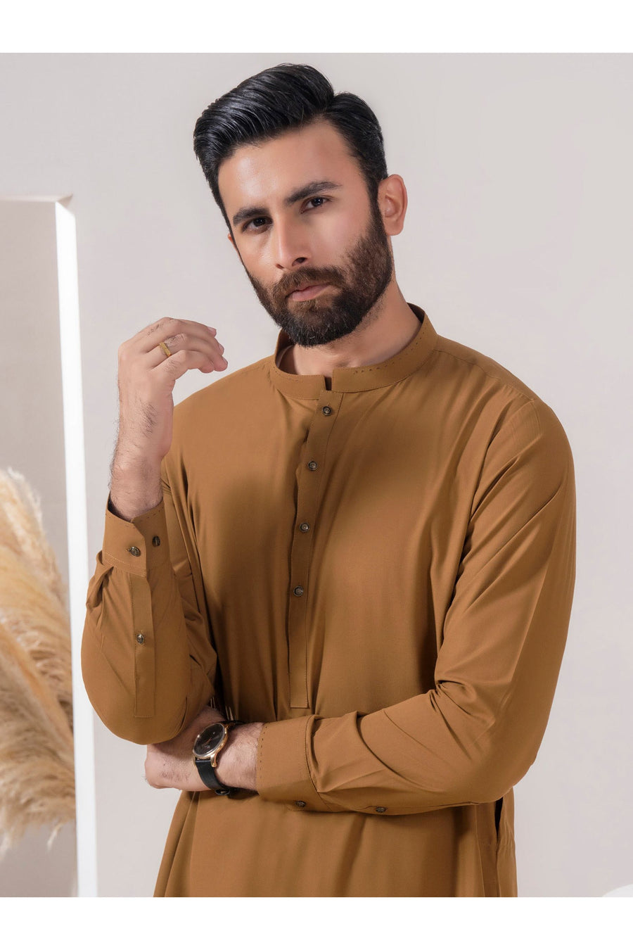 Elegant Wash And Wear Mens Suit Two Piece Ensemble