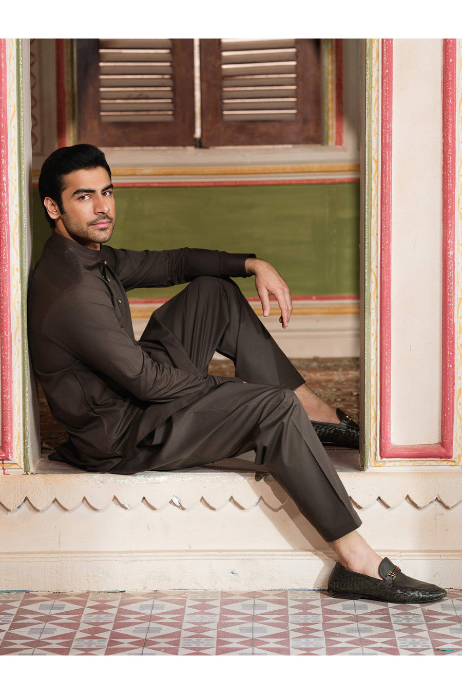 Elegant Cotton Suit For Men Exuding Classic Comfort And Style
