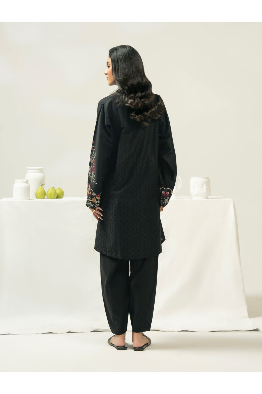 Chic Embroidered Jacquard Suit Set for You