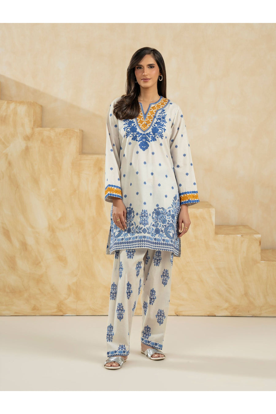 Embroidered 2 Piece Lawn Suit for Summer